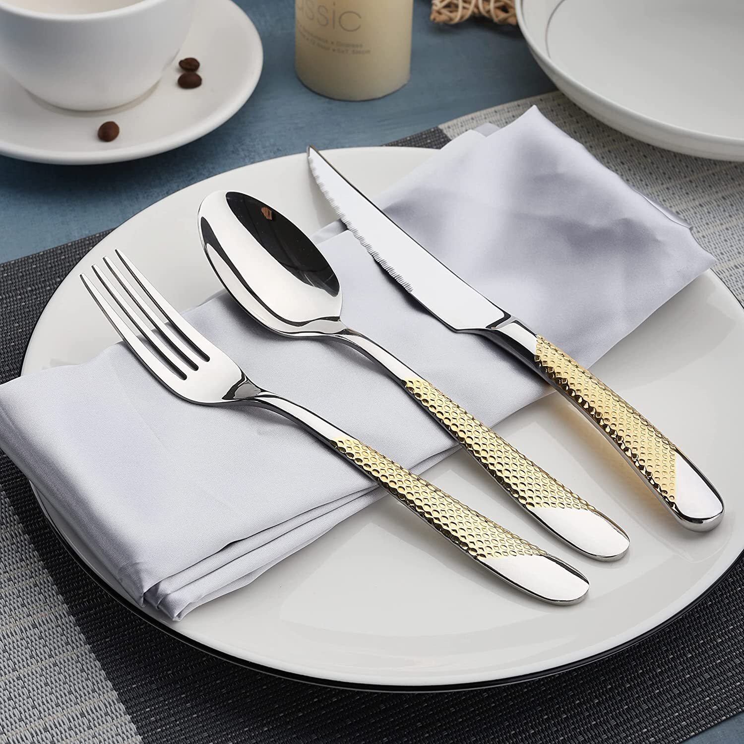 Everly Quinn Olafs Stainless Steel Flatware Set Service For 8 Wayfair